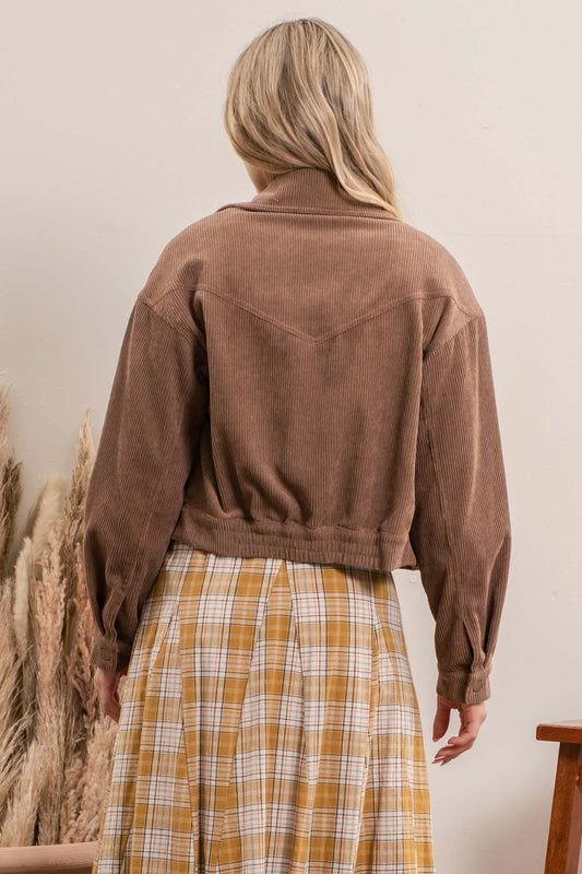 Corduroy Moto Jacket