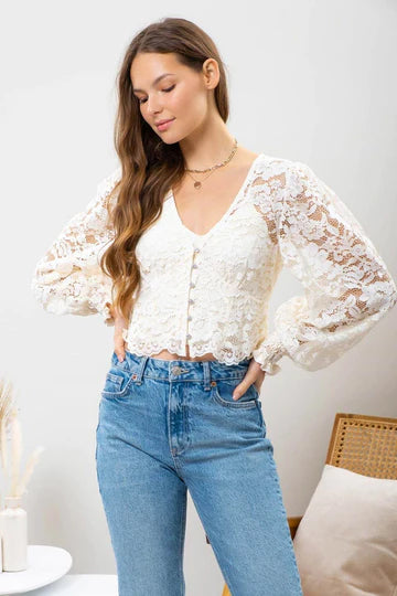 Laced Crop Top