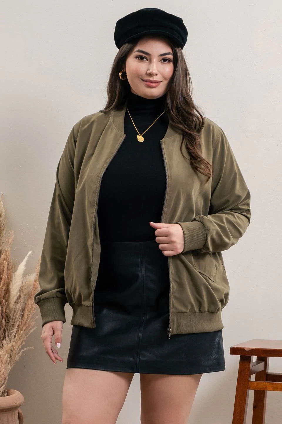 Lightweight Bomber Jacket Plus