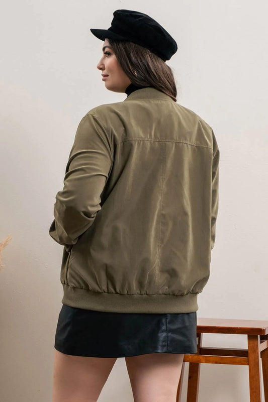 Lightweight Bomber Jacket Plus