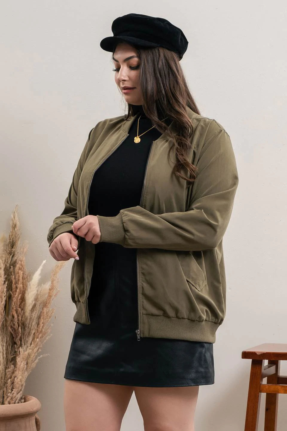 Lightweight Bomber Jacket Plus