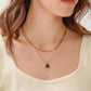 Mare Black Pendant Necklace