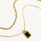 Mare Black Pendant Necklace