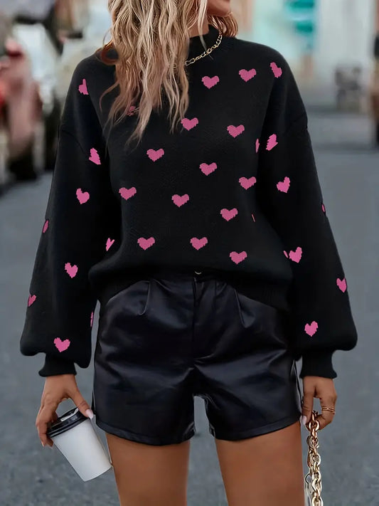 Cozy Hearts Sweater