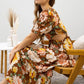 Floral Cutout Dress