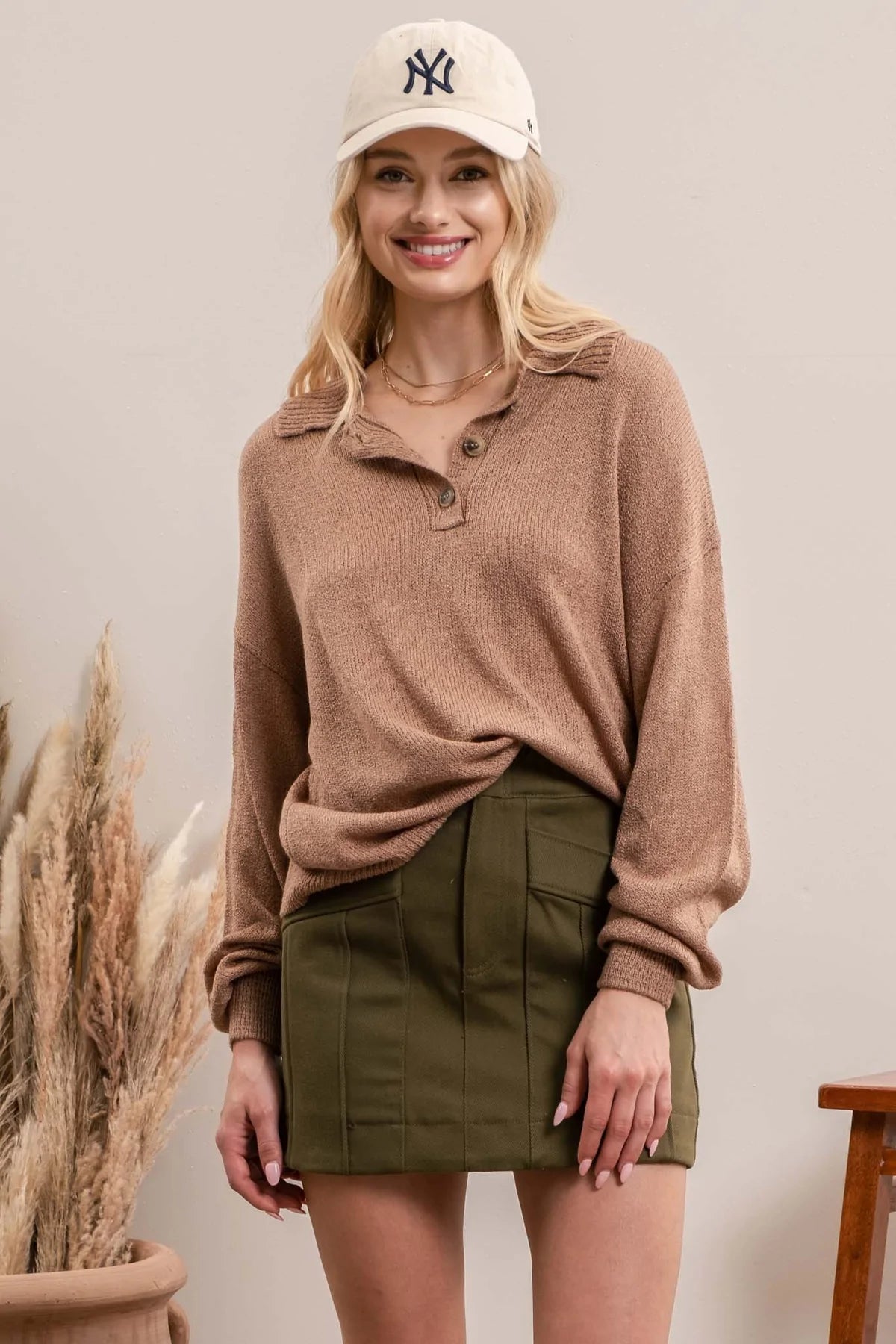 Collard Sweater