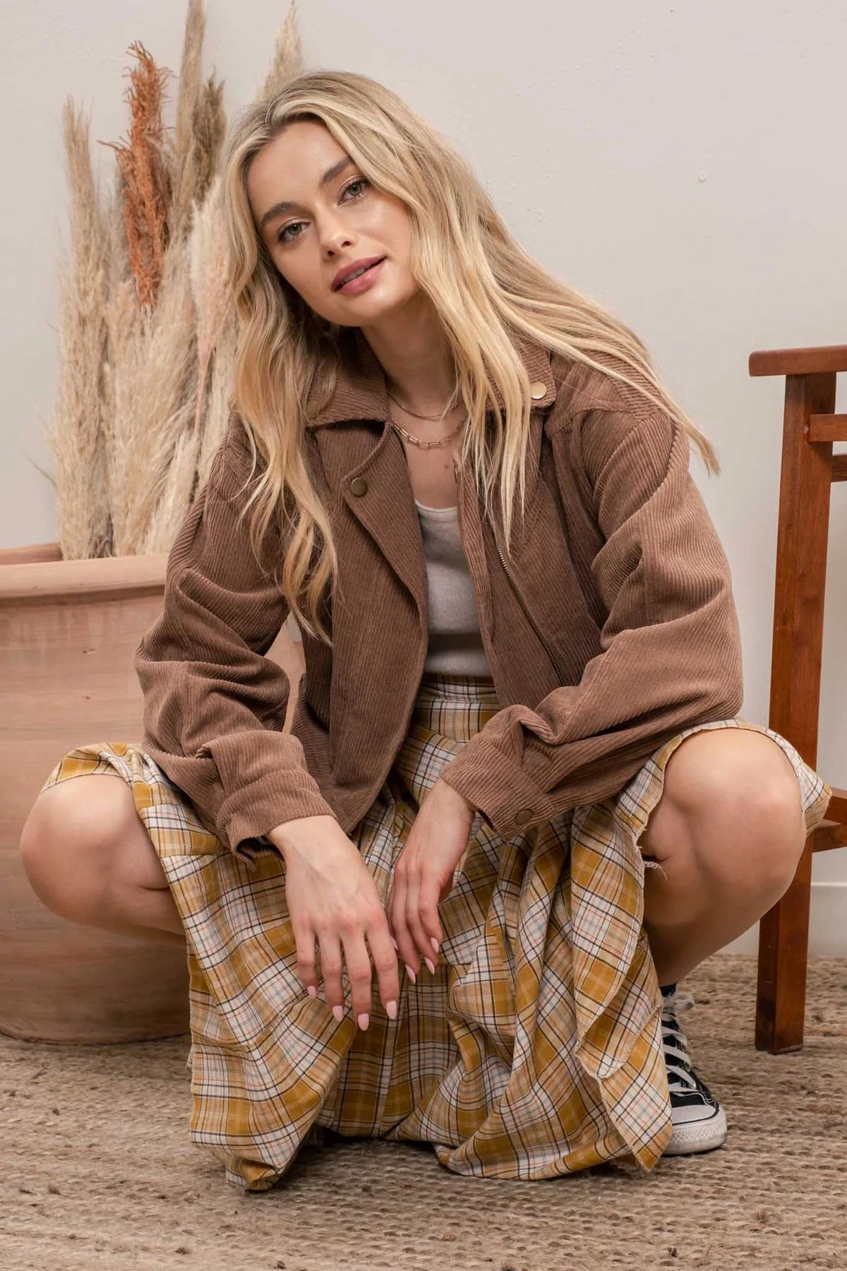 Corduroy Moto Jacket
