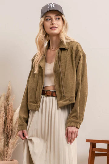 Corduroy Moto Jacket