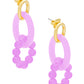 Beaded Double Hoop