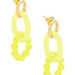 Beaded Double Hoop