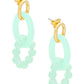 Beaded Double Hoop