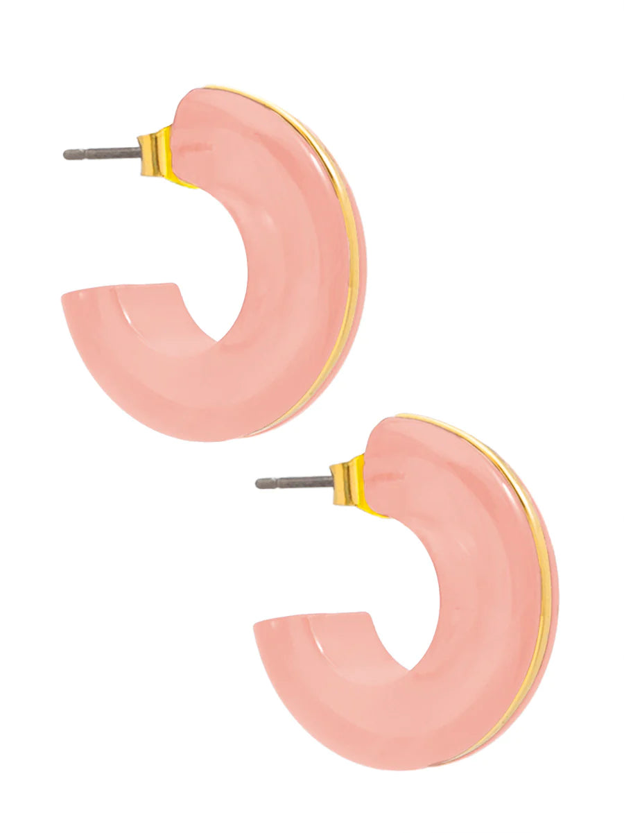 Colored and Gold Hoop