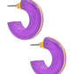 Colored and Gold Hoop