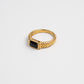 Black Stone Ring